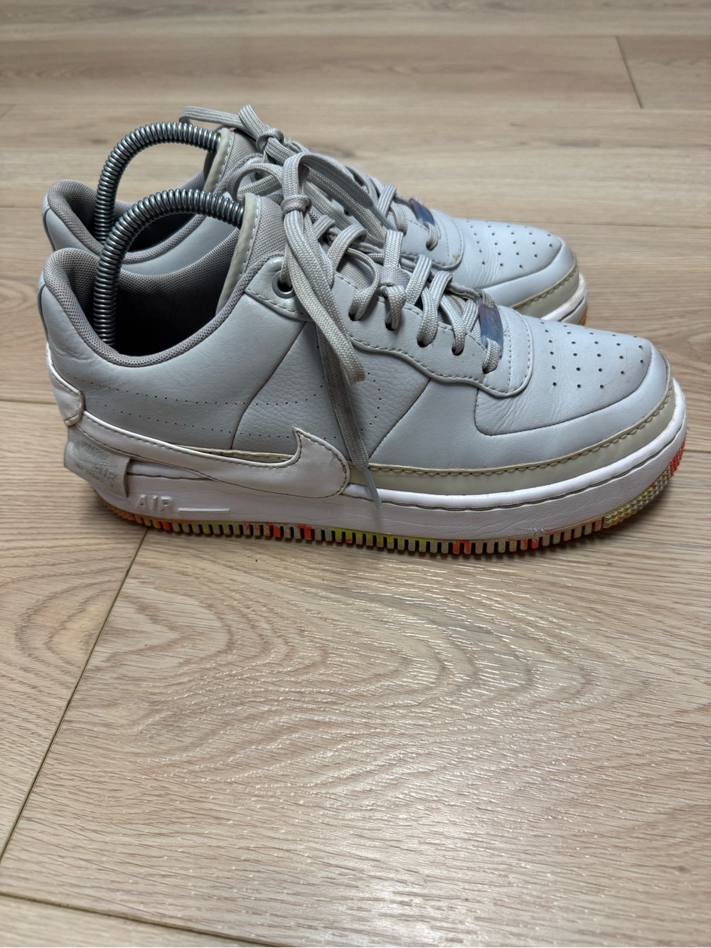 Nike Air Force 1 Jester XX Floral sneakers in Pure Platinum Women’s Size 9